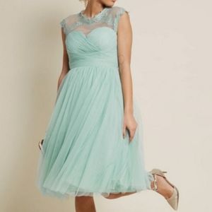 Modcloth Mint Lace 3X Dress